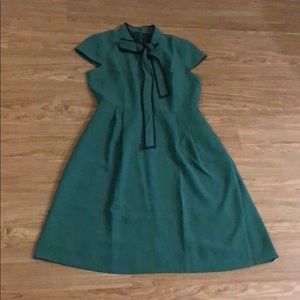 Jcrew bow collar dress HAS POCKETS